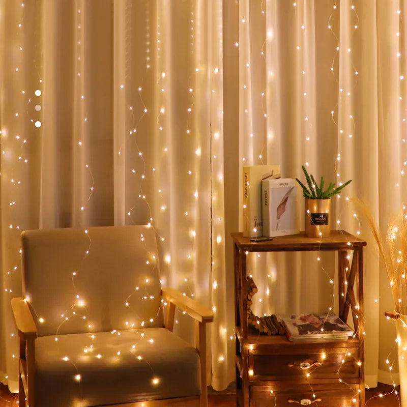 Curtain LED String Lights