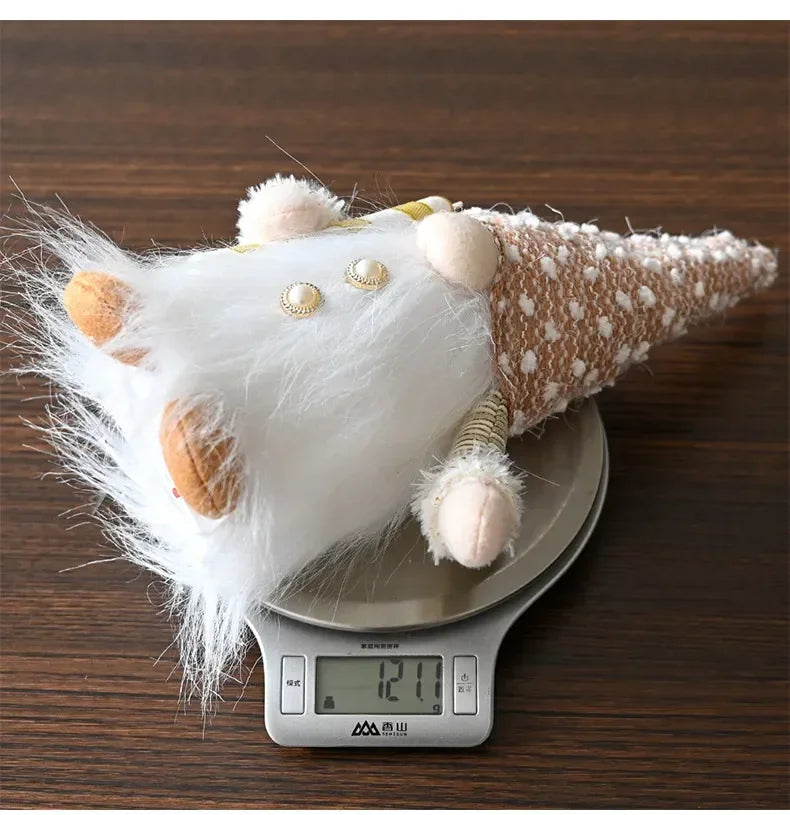 Christmas Elf Knitted Gnome with LED Light