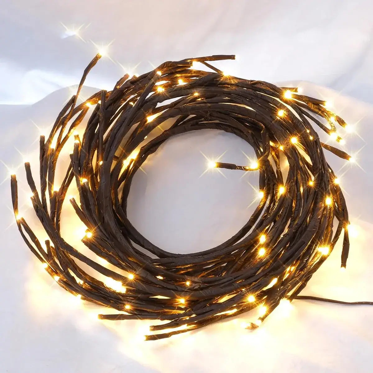 Solar LED Tree Branch String Lights – 96LED Outdoor Waterproof Garland Warm White / United States / 72LED