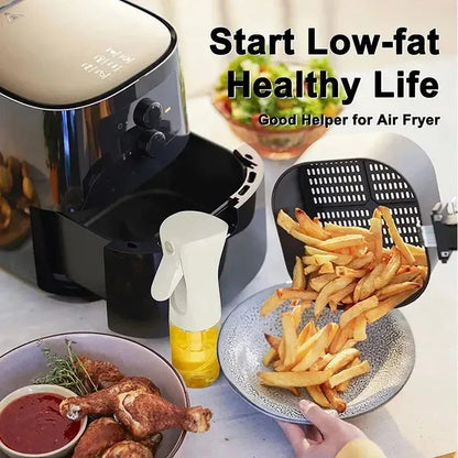 Oil Spray Bottle for Cooking 200ml white