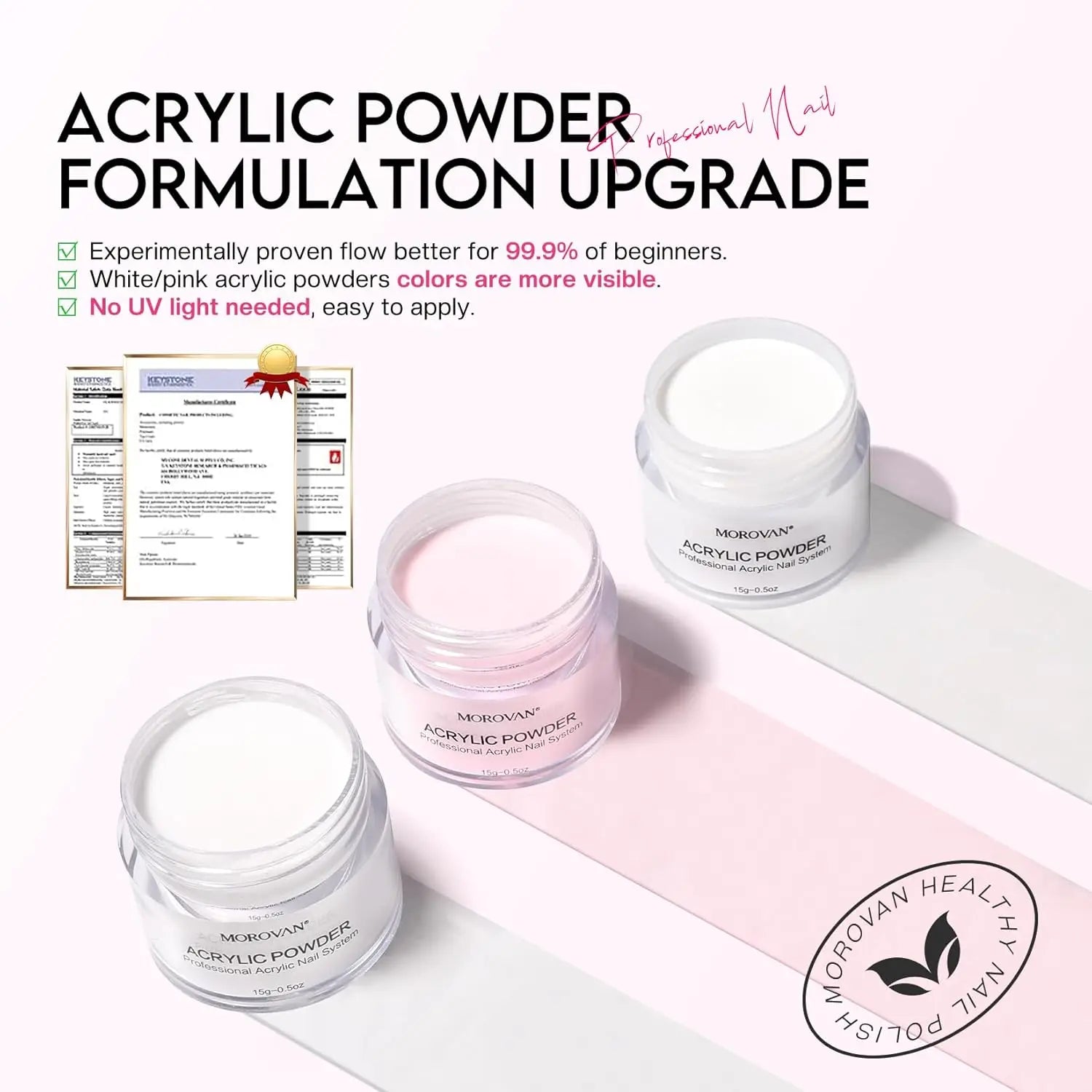 Morovan Beginner Acrylic Nail Set
