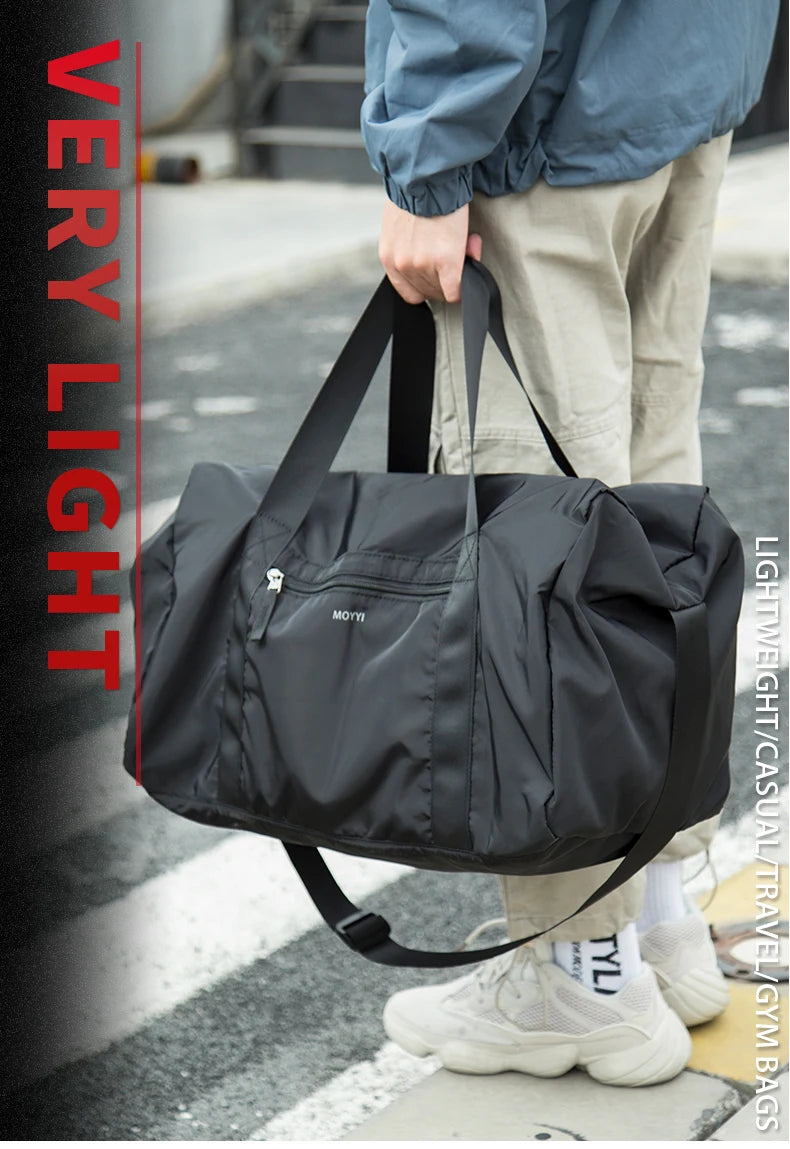 Oxford Foldable Travel Duffel Bag for Men