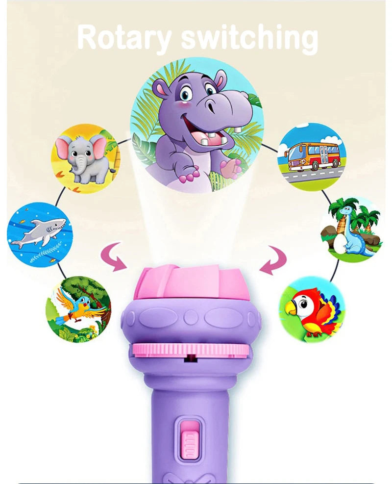 Children Projection Flashlight Toy