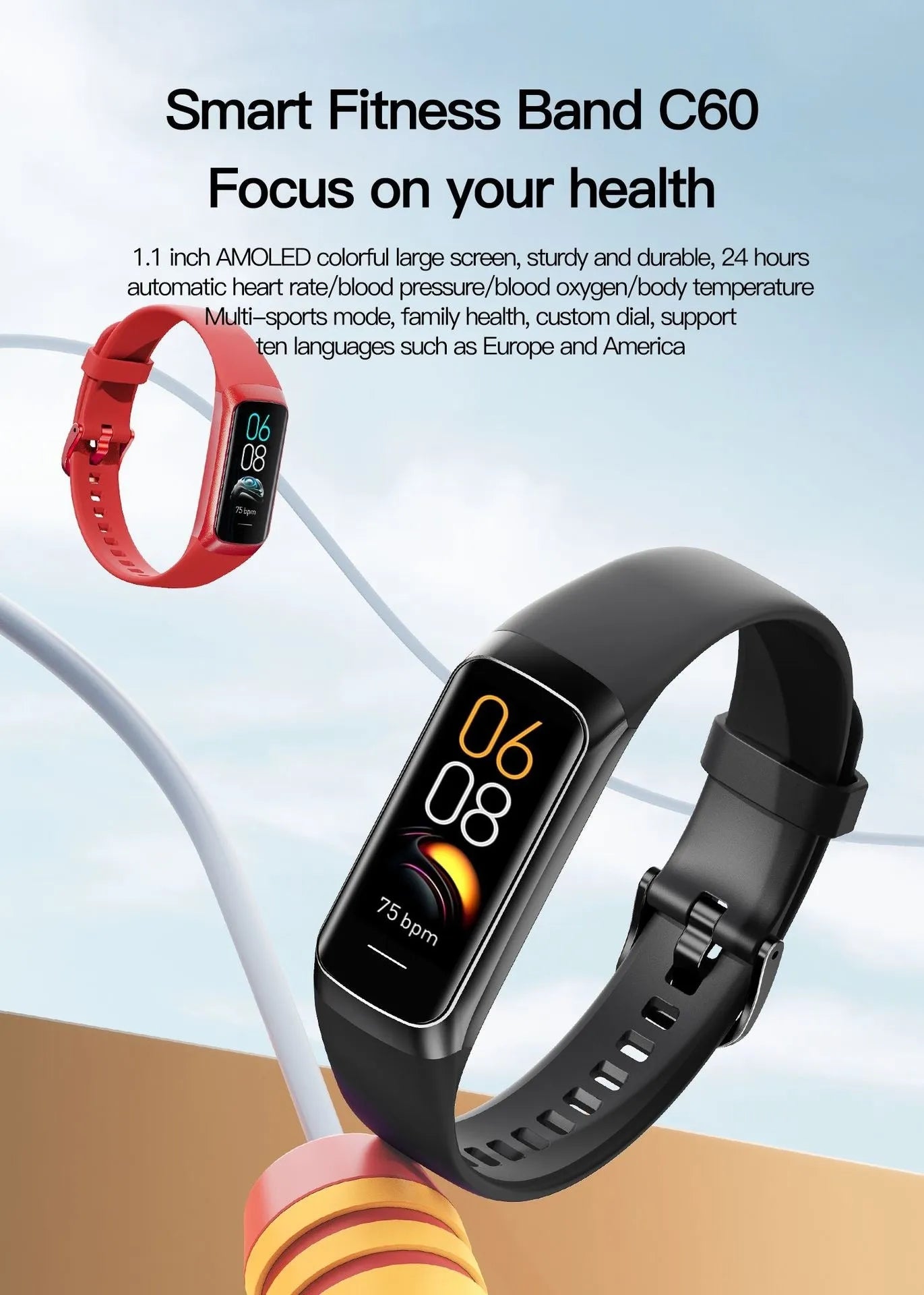 Sports Heart Rate Smartwatch