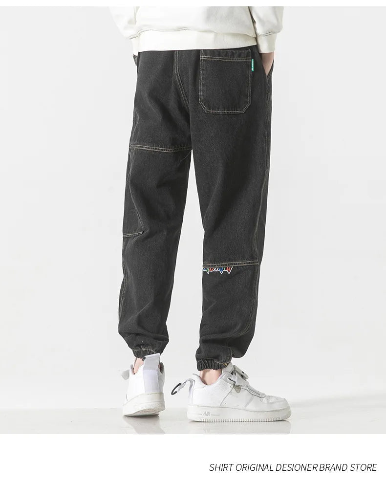 Plus Size Men's Cargo Jogger Jeans