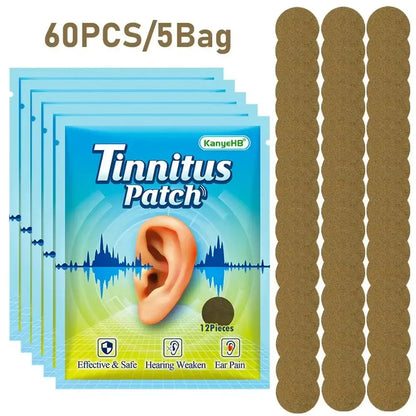 Ear Bead Patch Auriculotherapy Acupressure Tinnitus Relief Patch 60PCS