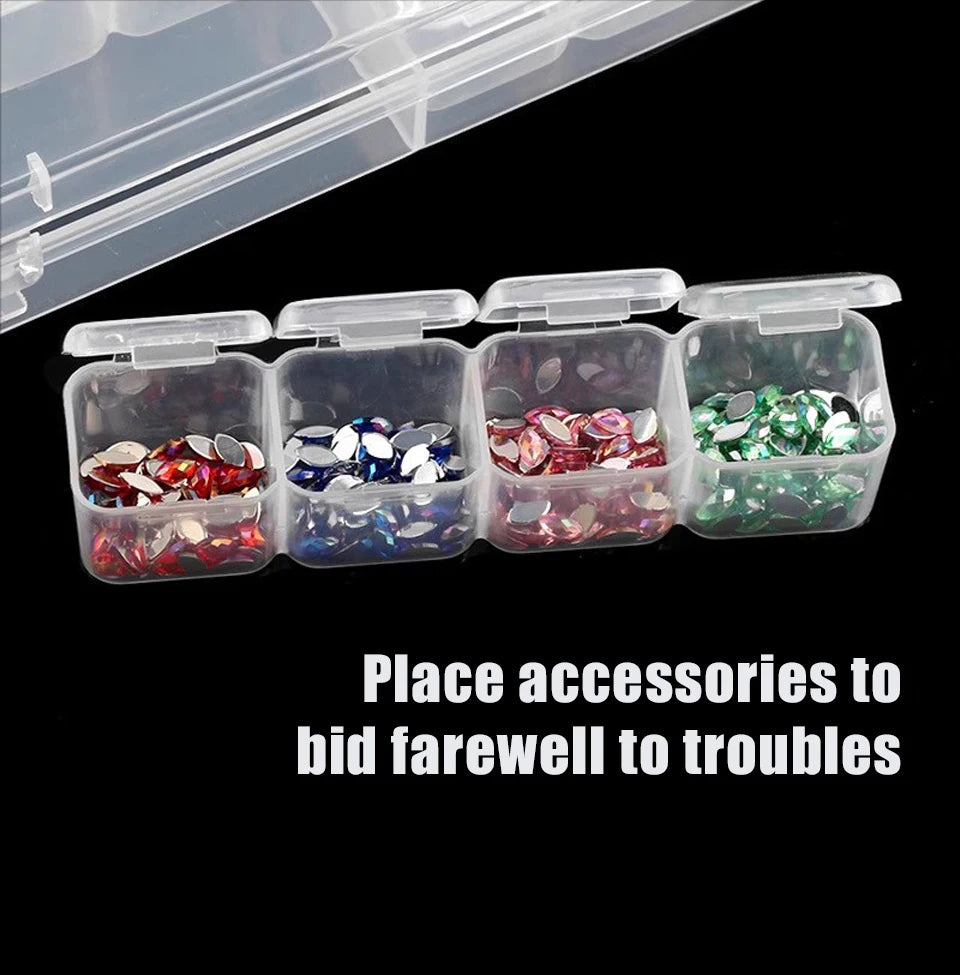 Detachable Grids Plastic Storage Box