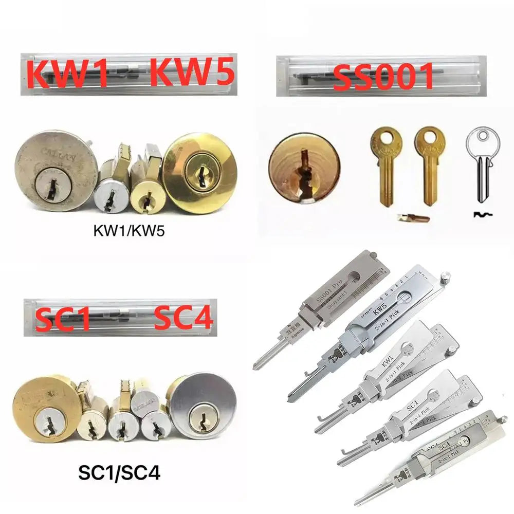 2-in-1 KW5 Lock Pick Set