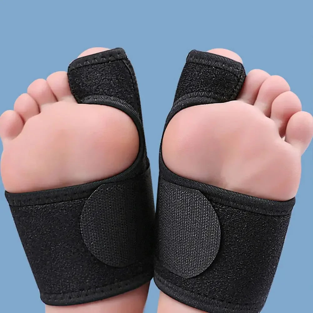 Toe Corrector Orthopedic Tool for Bunion and Hallux Valgus Relief Black Left