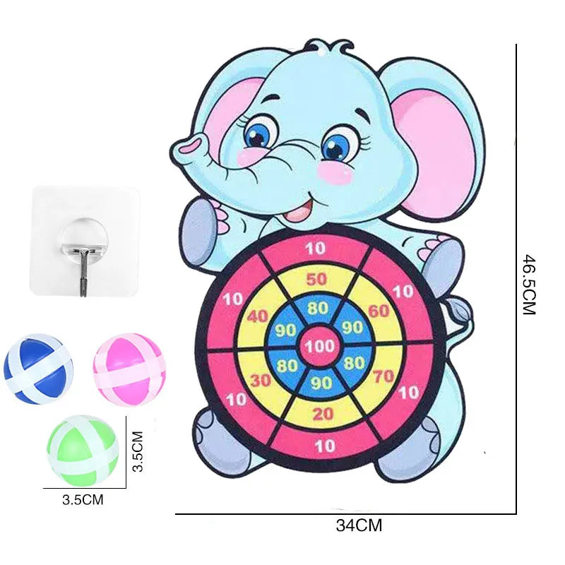 Animal Dart Board Sticky Ball