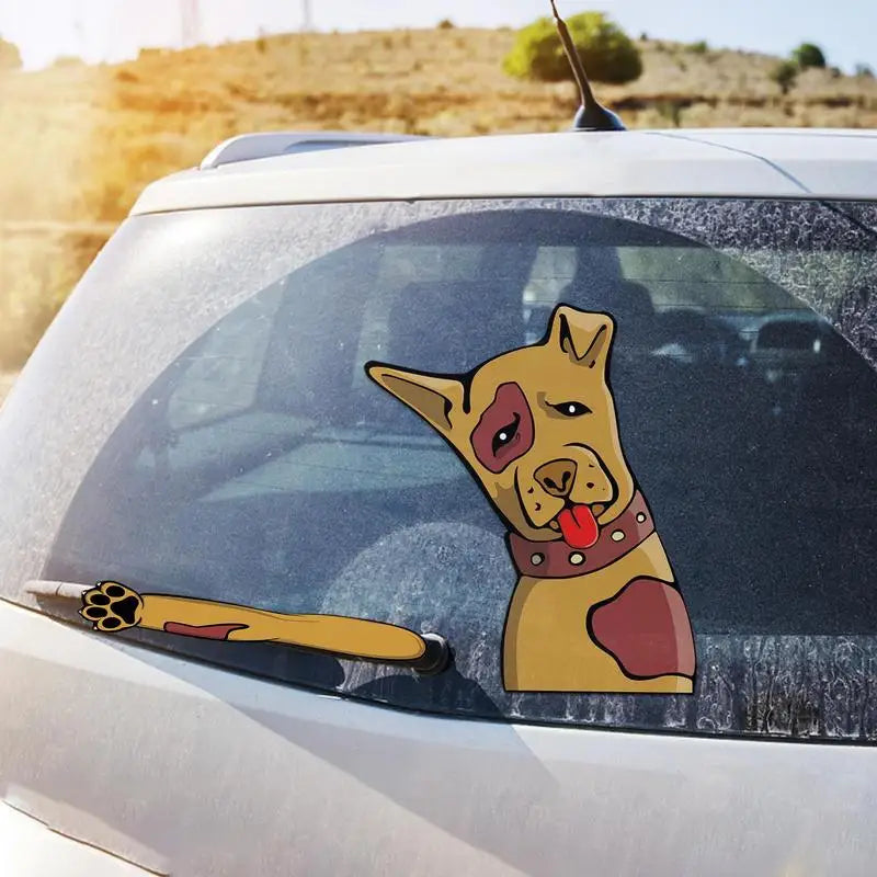 Adorable Dog  Rear Wiper Decor