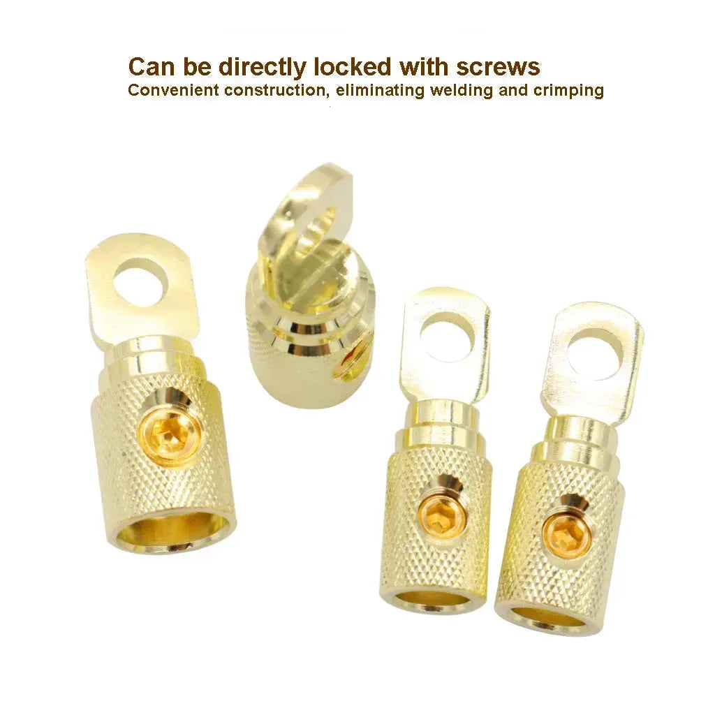 Car Audio Modified Wire Power Supply 8GA 1 piece Silver