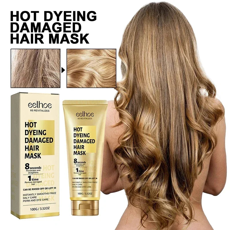 Keratin Hair Mask Fast Repairing Frizz Dry Hair