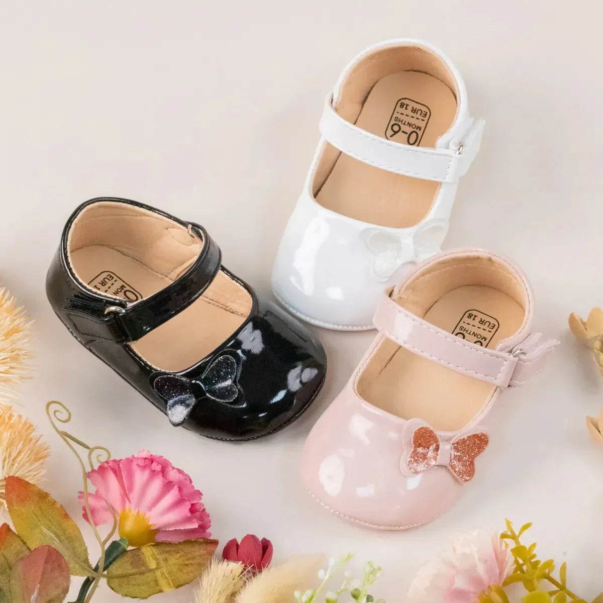 Shopminx Toddler Shoes white / 0-6 Months