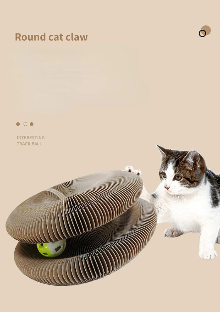 Accordion Cat Scratching Retractable Board