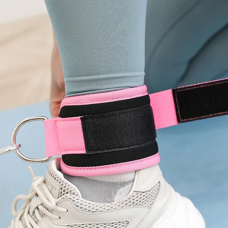 Gym Ankle Straps Double D-Ring