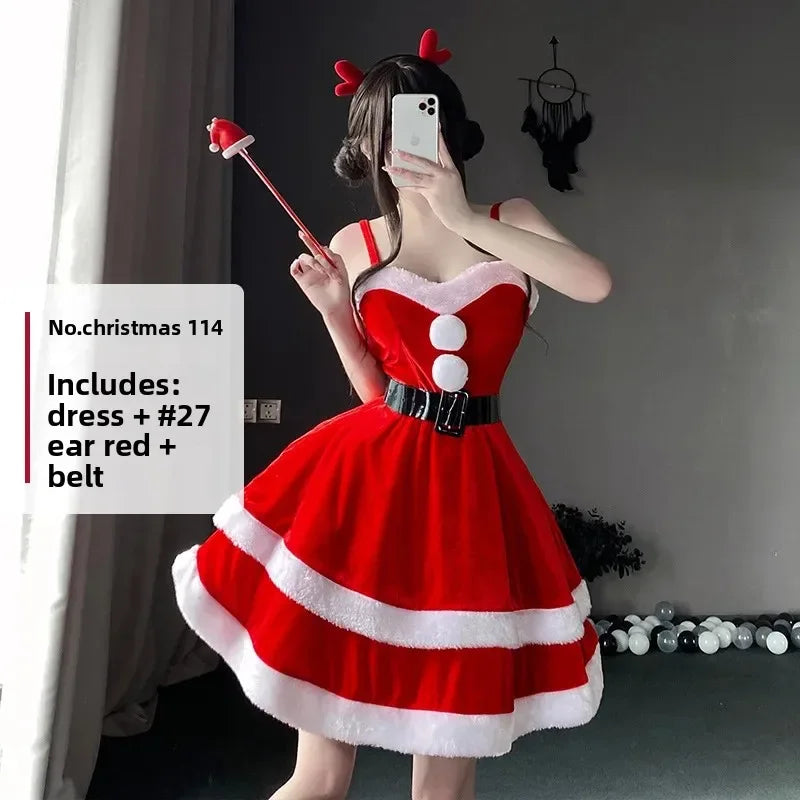 Christmas Rabbit Girl Cosplay Costume