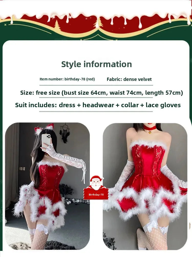 Christmas Rabbit Girl Cosplay Costume