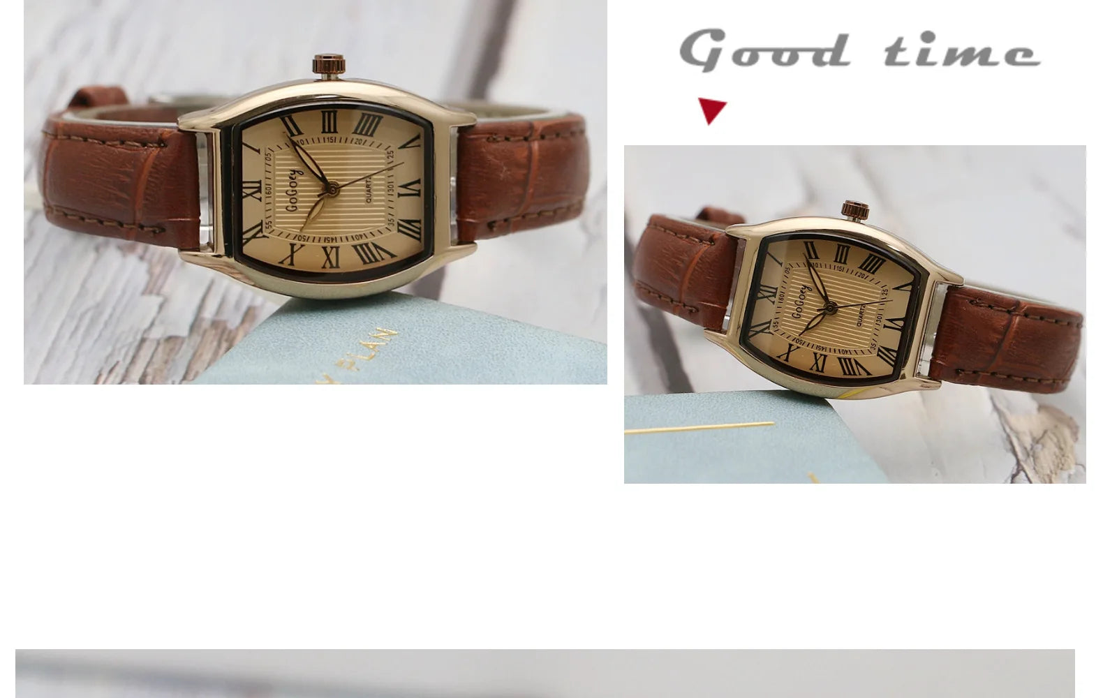 Retro Brown Women Watches