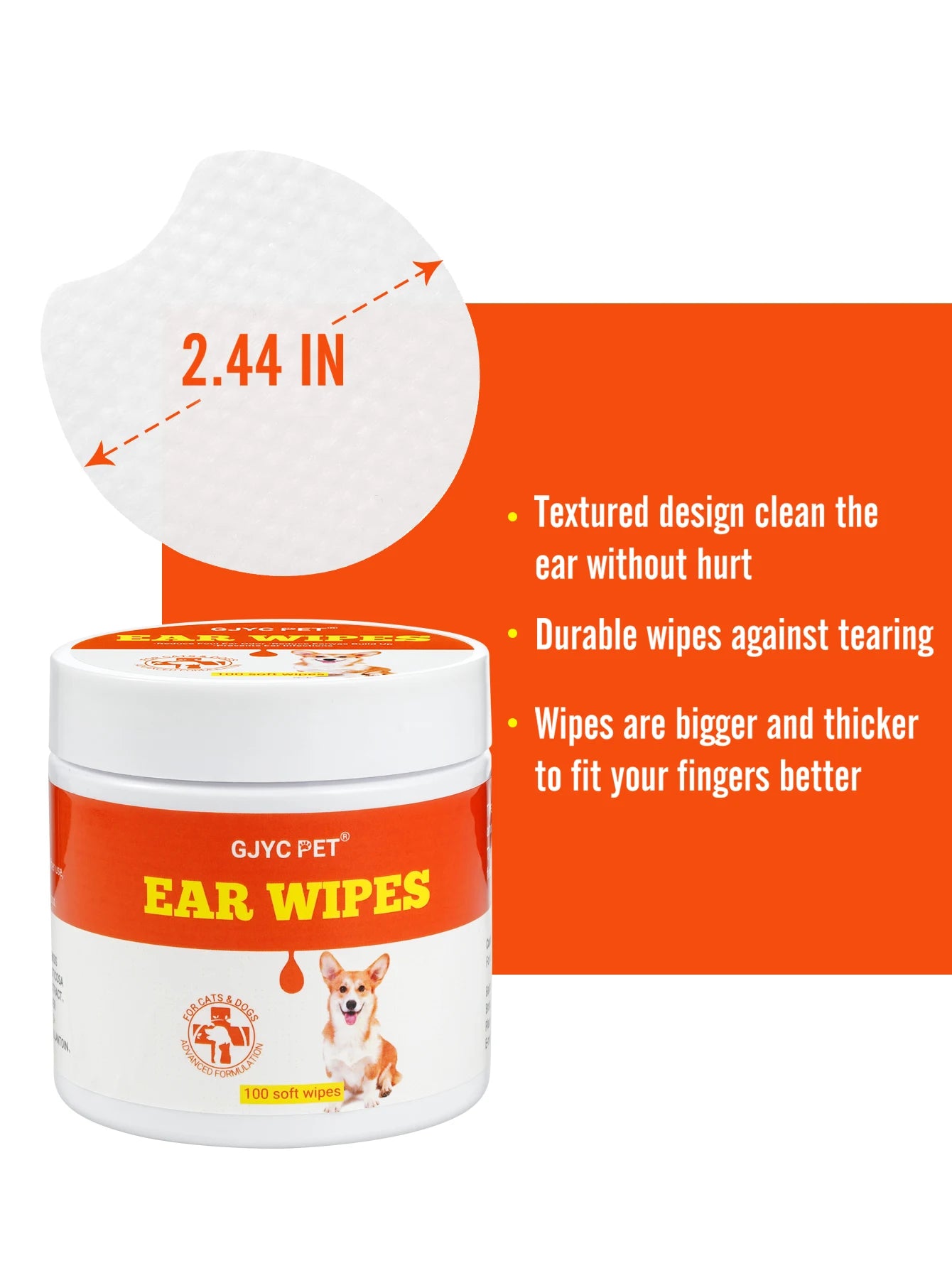 Pet Ear Wet Wipes