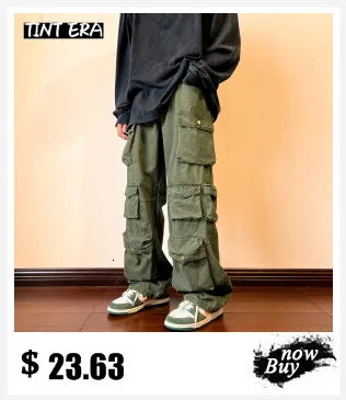 Cargo Vintage Pants For Men Streetwear