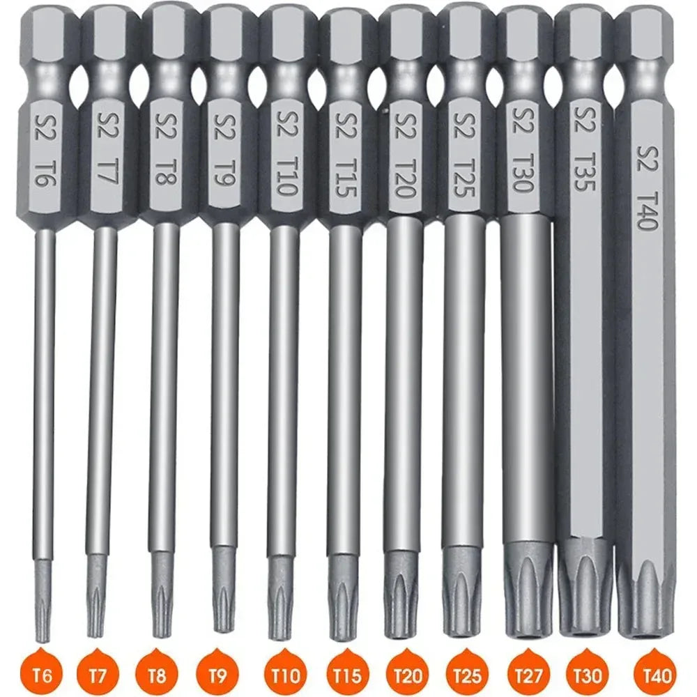 Magnetic Security Screwdriver Tool Set 50mm 12pcs Set