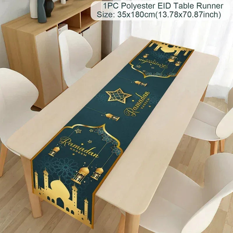 Tablecloth Table Runner Banner Balloons table runner-18