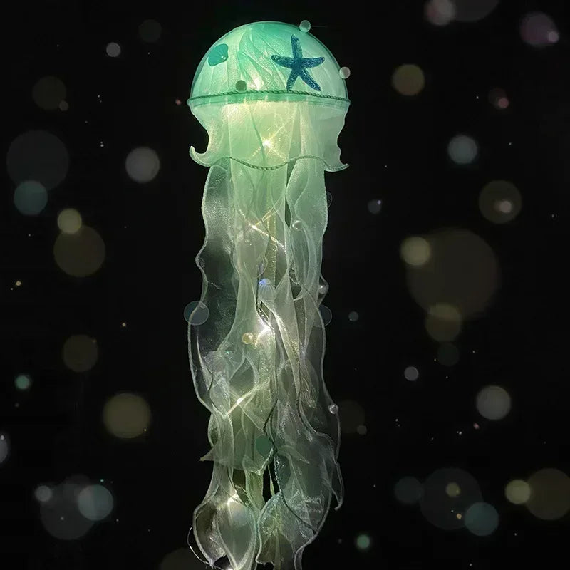 Jellyfish Lamp Home Decoration Upgraded green