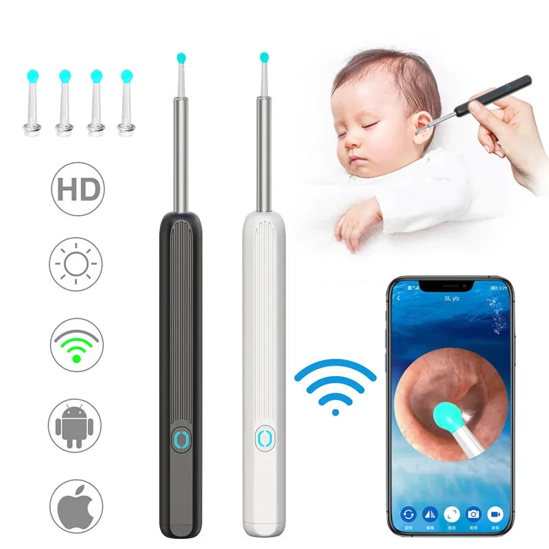 Wireless Intelligent Visual Ear Pick Cleaner