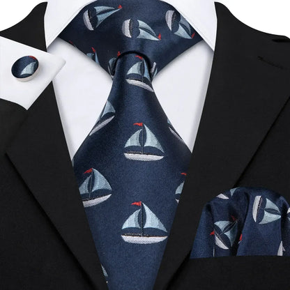 Red Skull Silk Tie Set with Handkerchief – Designer Men’s Necktie for Wedding, Business & Parties 5065 / United States