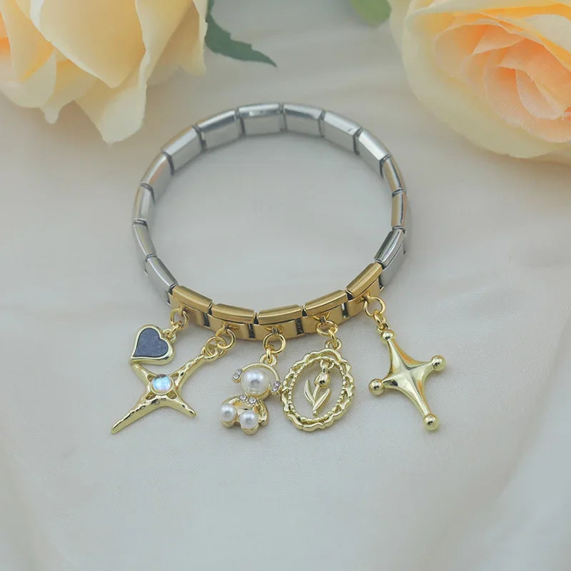 Charm Gold Bracelet