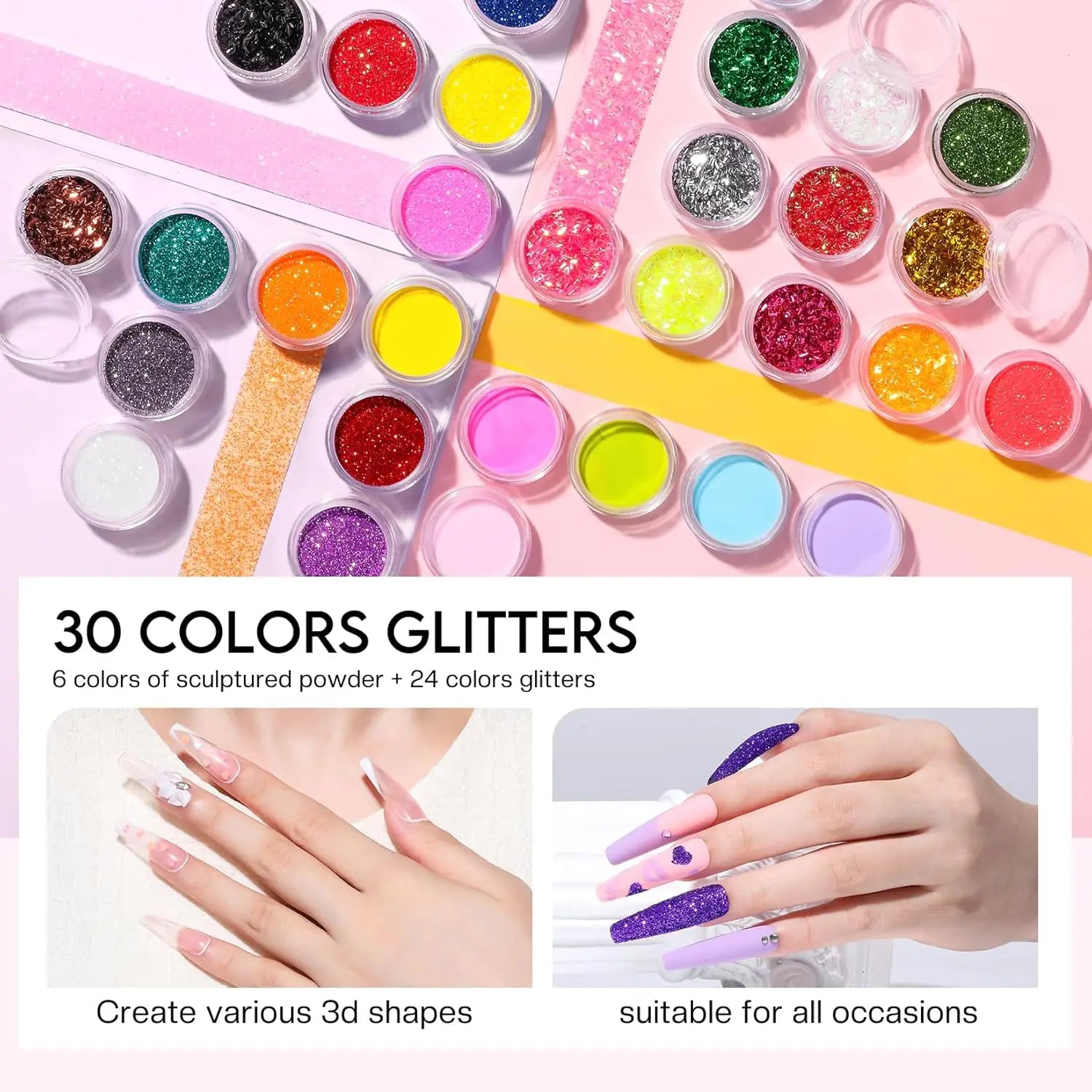 Morovan Beginner Acrylic Nail Set