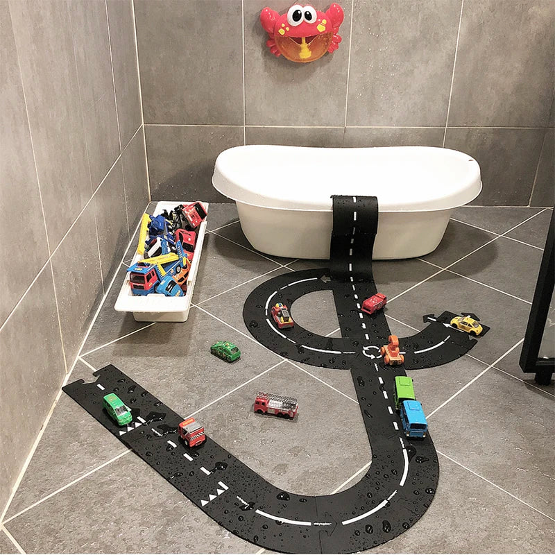 DIY Traffic Toys for Children Road Building