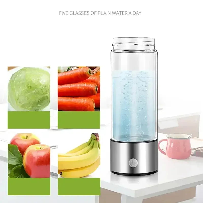 Hydrogen Water Bottle Black