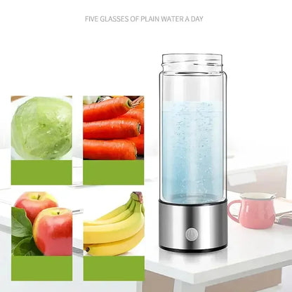 Hydrogen Water Bottle Black