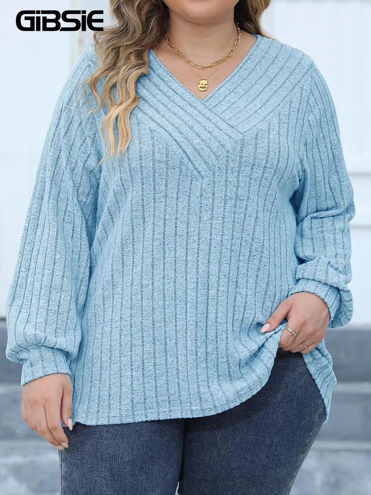 Plus Size Long Sleeve T Shirts for Women