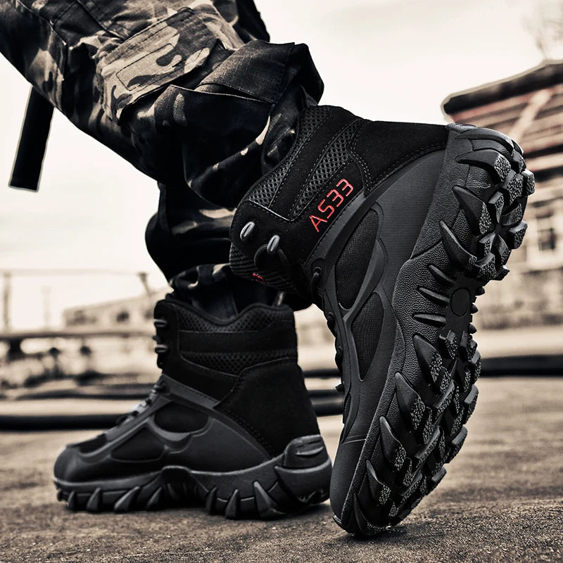 Men's tactical boots anti collision