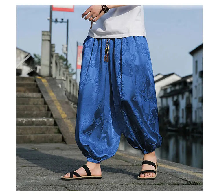 Wide Leg Casual High Quality Male Trousers Brand