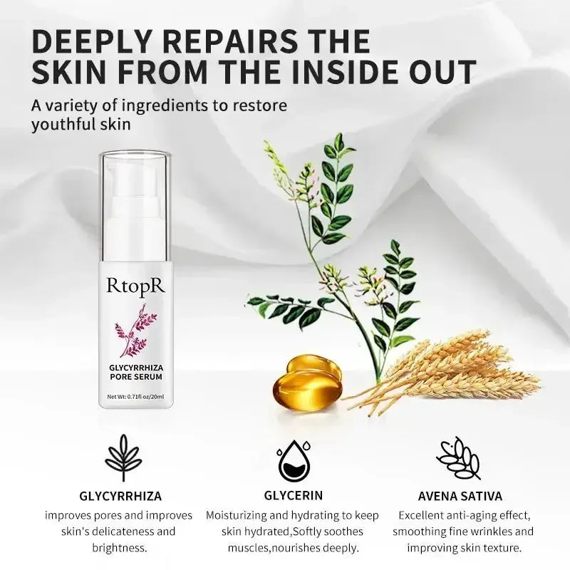 Pore Shrinking Essence Face Repair Essential Oil Remove Blackheads Face Care United States