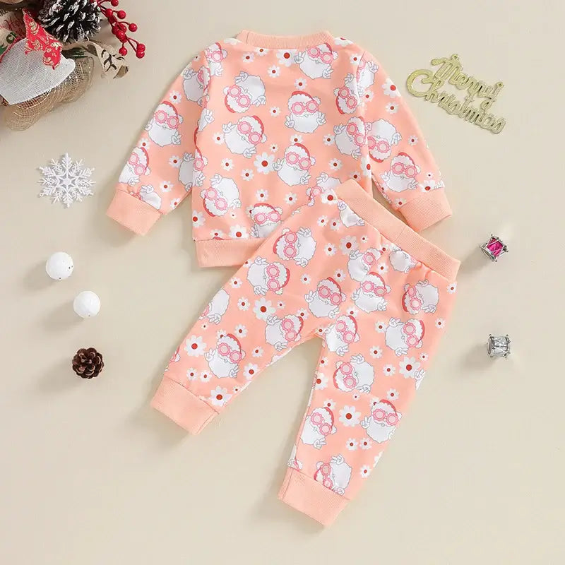 Infant Christmas Reindeer Outfit Pink / 2-3 Years / United States