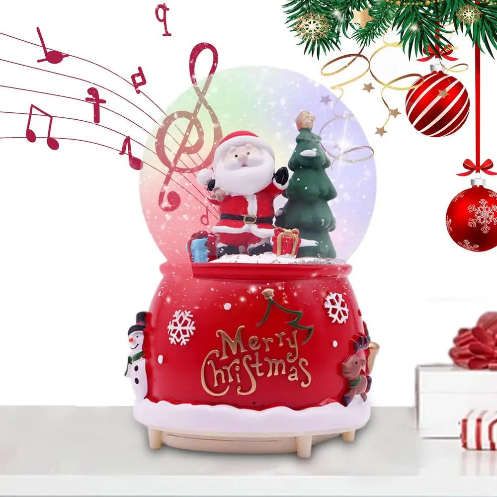 Santa LED Musical Christmas Snow Globe
