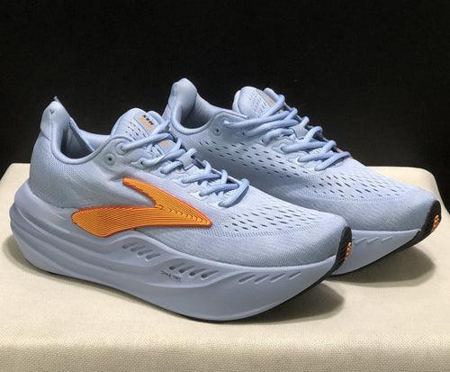 Casual Shock-absorbing Women Sneakers Anti-slip Running Shoes Sky Orange / 11