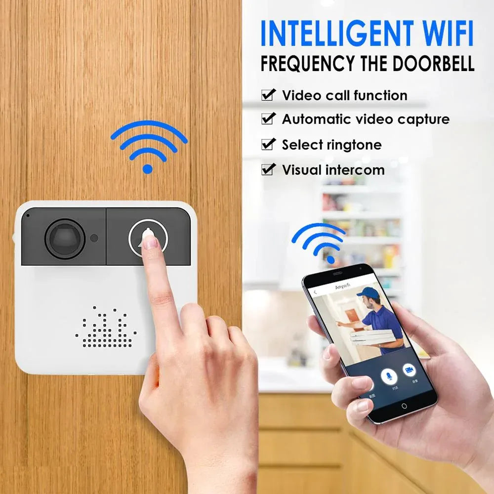Knock Knock Video Doorbell WiFi Enabled Default Title