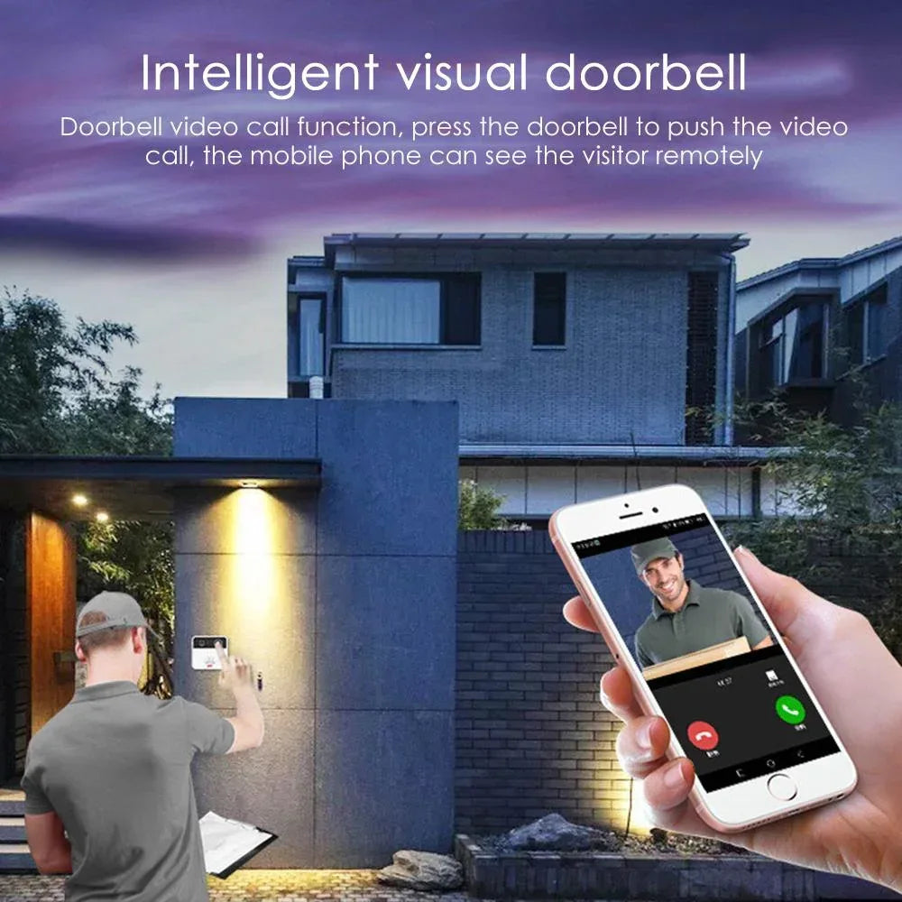 Knock Knock Video Doorbell WiFi Enabled Default Title