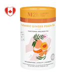 Turmeric Ginger Peach Luxury Tea 3 Luxury cans | 72 Tea Bags