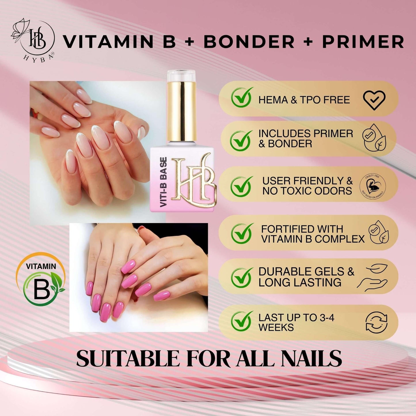 HYBRID Viti-B Base Gel - 20ml BUY 10 GET 3 FREE