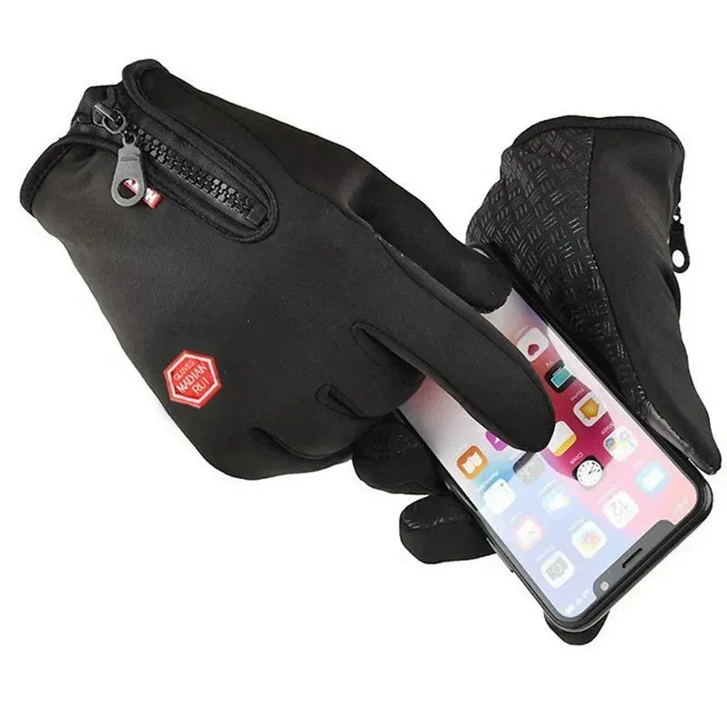 Waterproof Winter Gloves for Men Women style1-pink / M