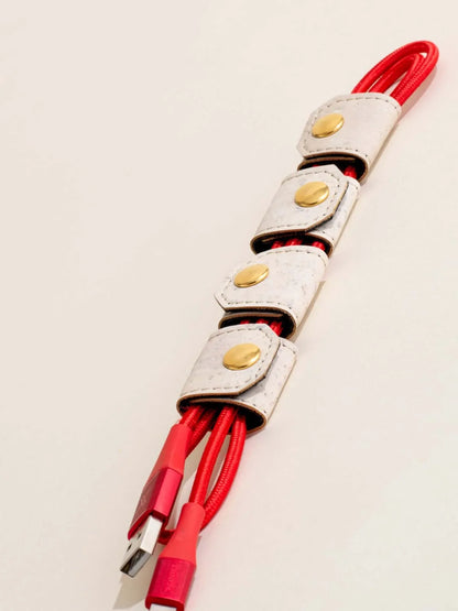 Luxury Cable Organizer (Set of 4) Black