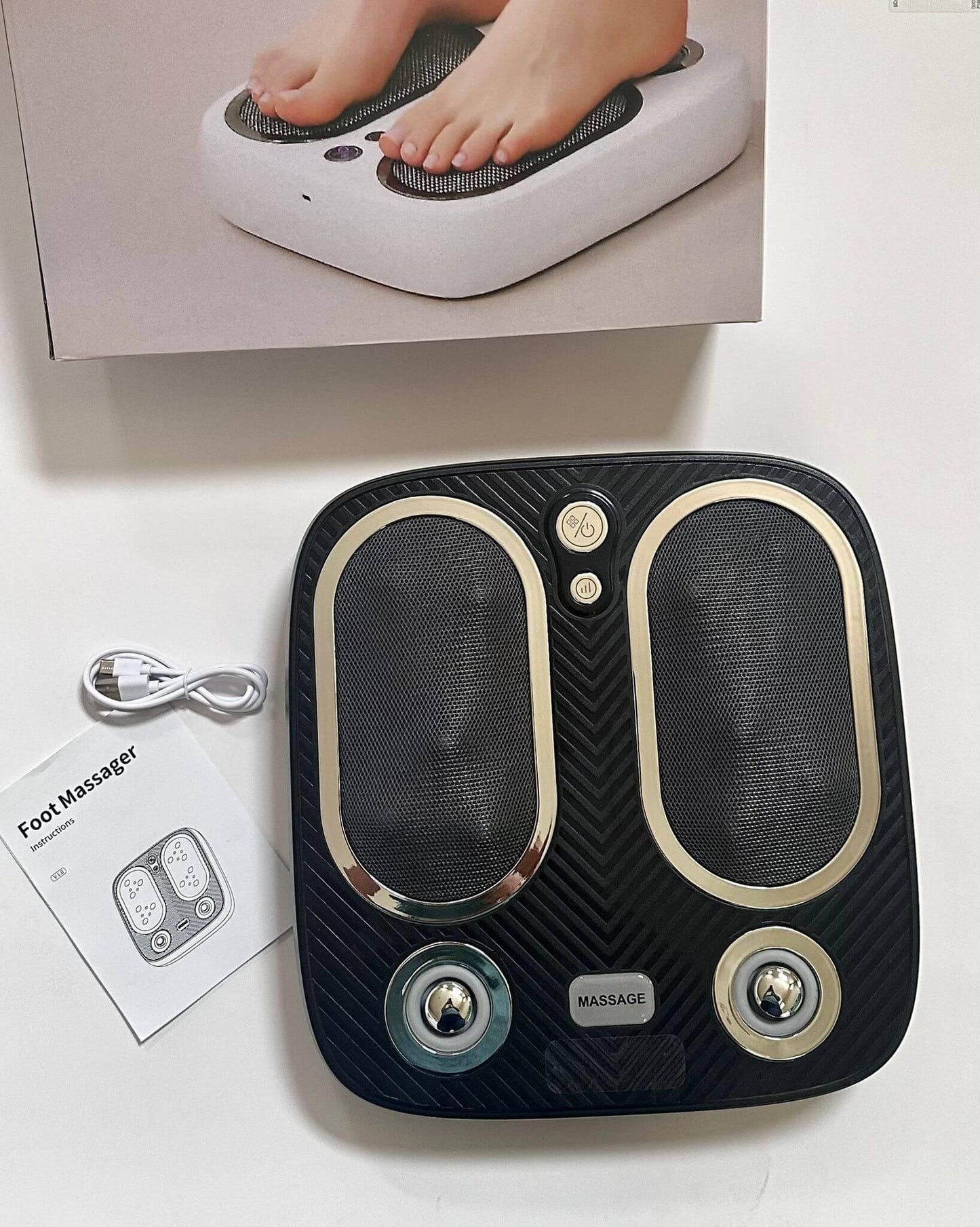 Stress & Pain Relief Foot Massager w/Heat- Deep Tissue, Circulation & Relaxing Default Title