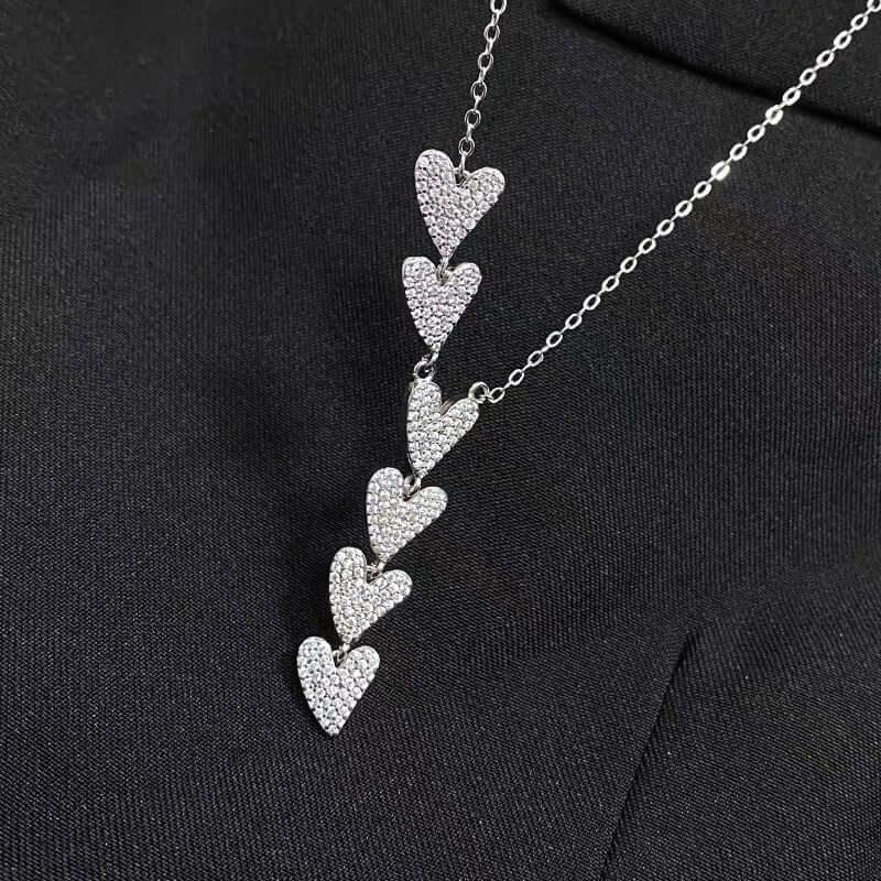 Y Heart Necklace Necklace